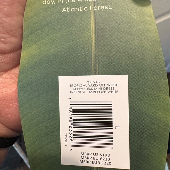 FARM Rio Orange Red Ruffled Tiered Sundress - Picture 6 of 6